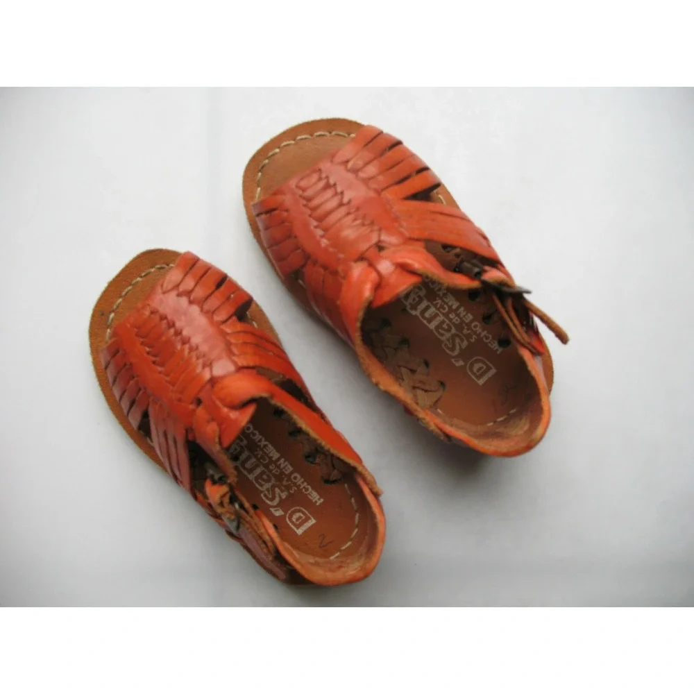 Genuine D'Santy Huaraches‎ childrens toddlers size 2 leather sandals